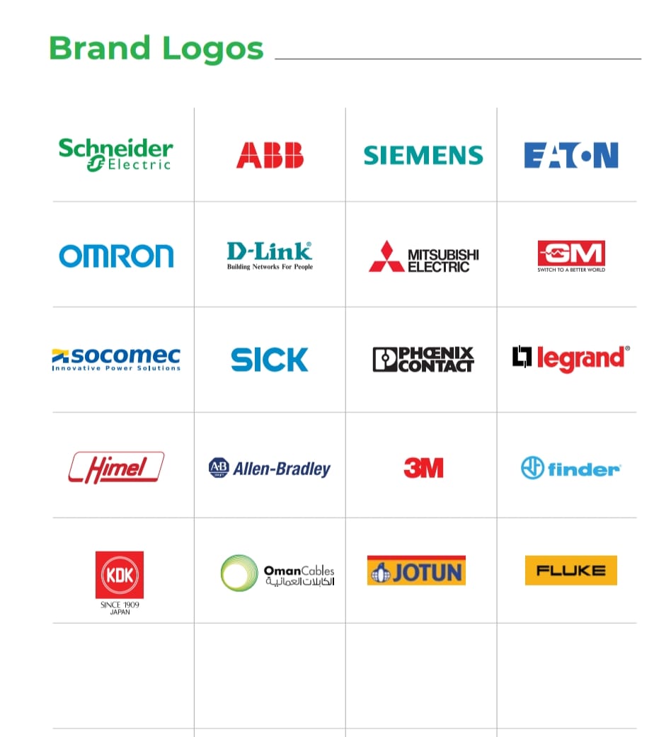 Schneider ABB Siemens Danfoss , Fluke ,Omron, Socomec ,IFM